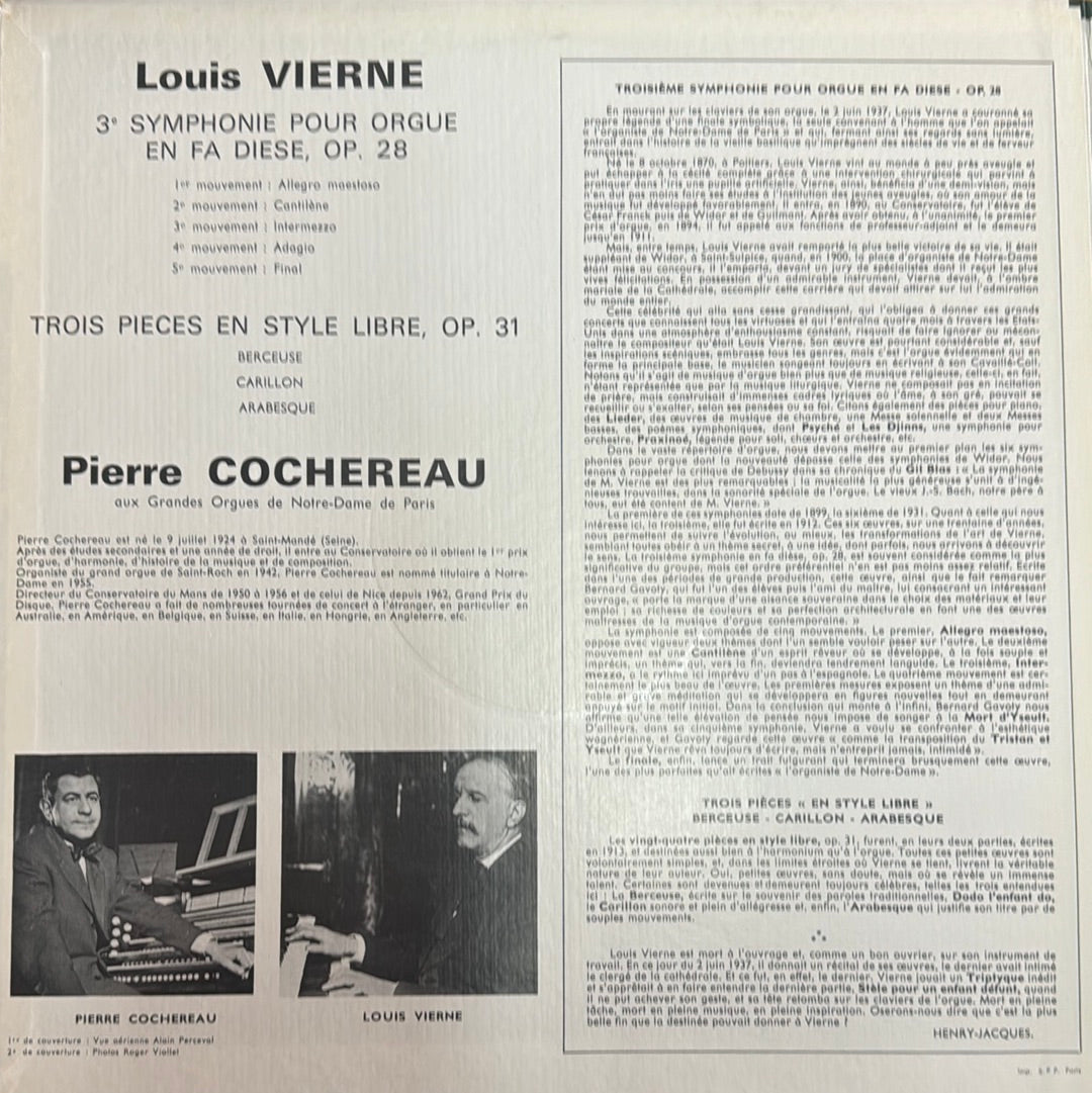 3 SYPHONE POUR ORGUE Pierre Cochereau