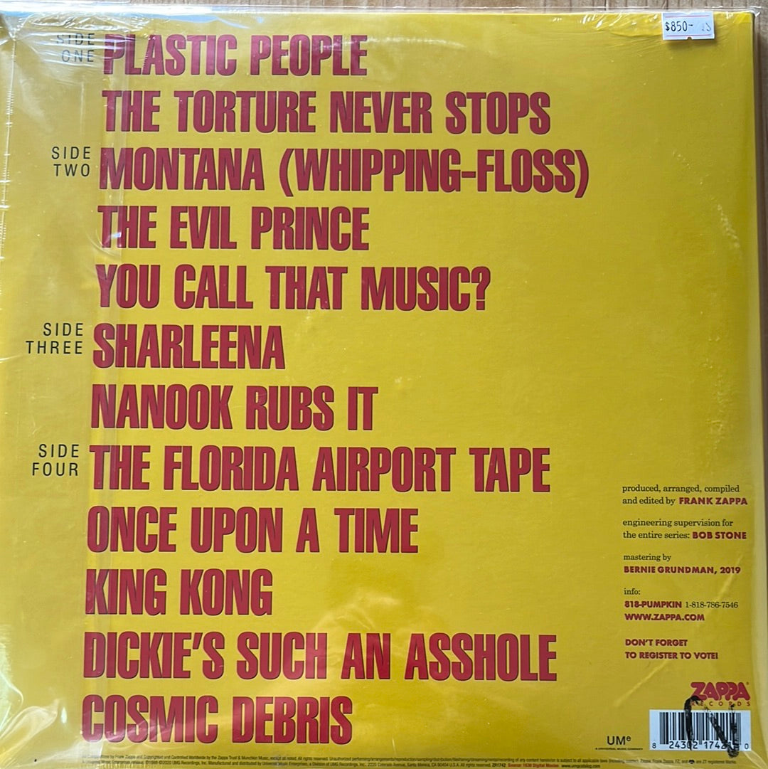 YOU CANT DO THAT ON STAGE ANYMORR SAMPLER Frank Zappa