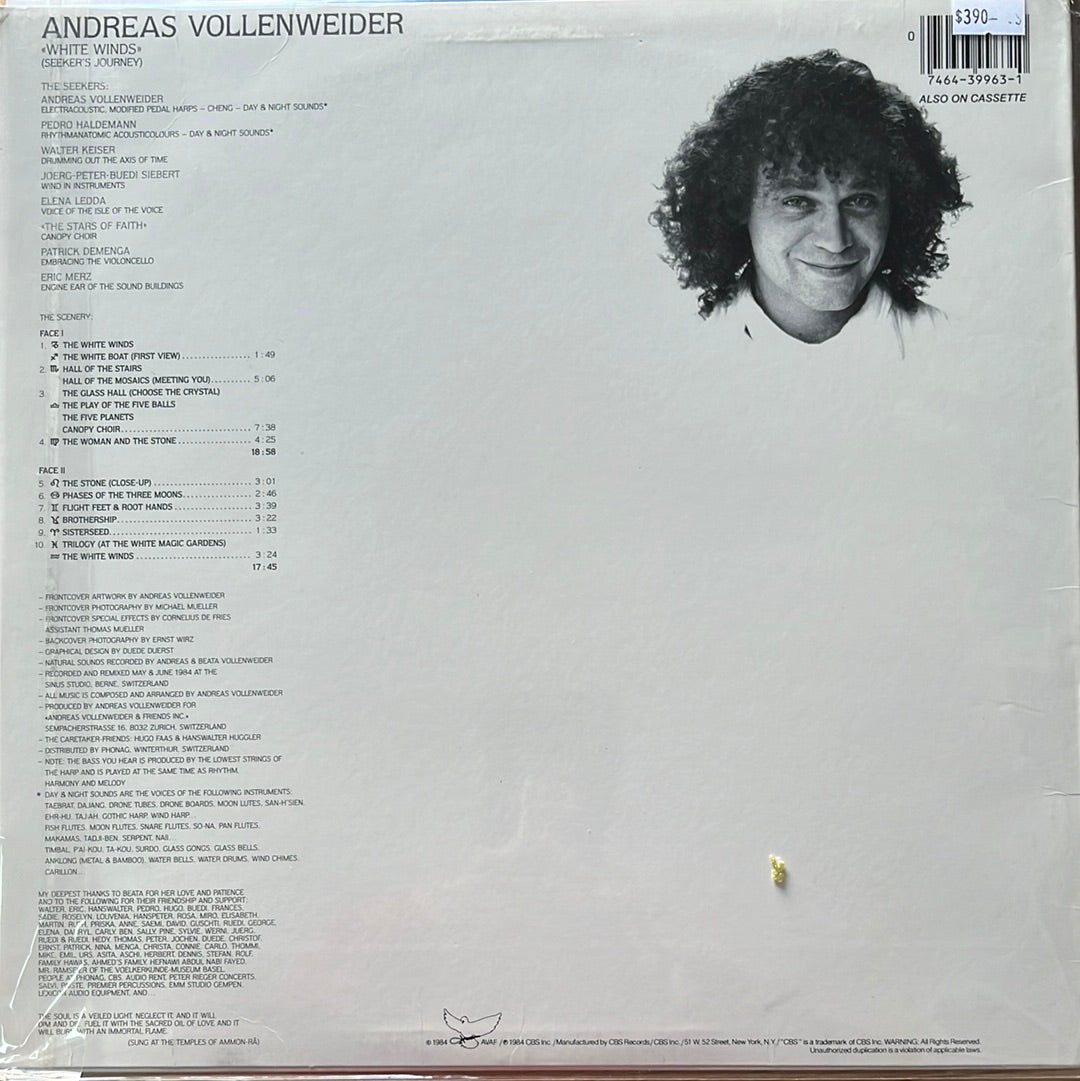 WHITE WINDS Andreas Vollenweider