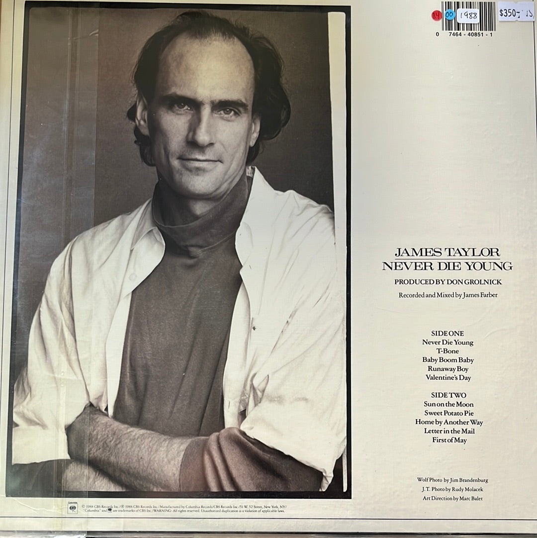 NEVER DIE YOUNG James Taylor