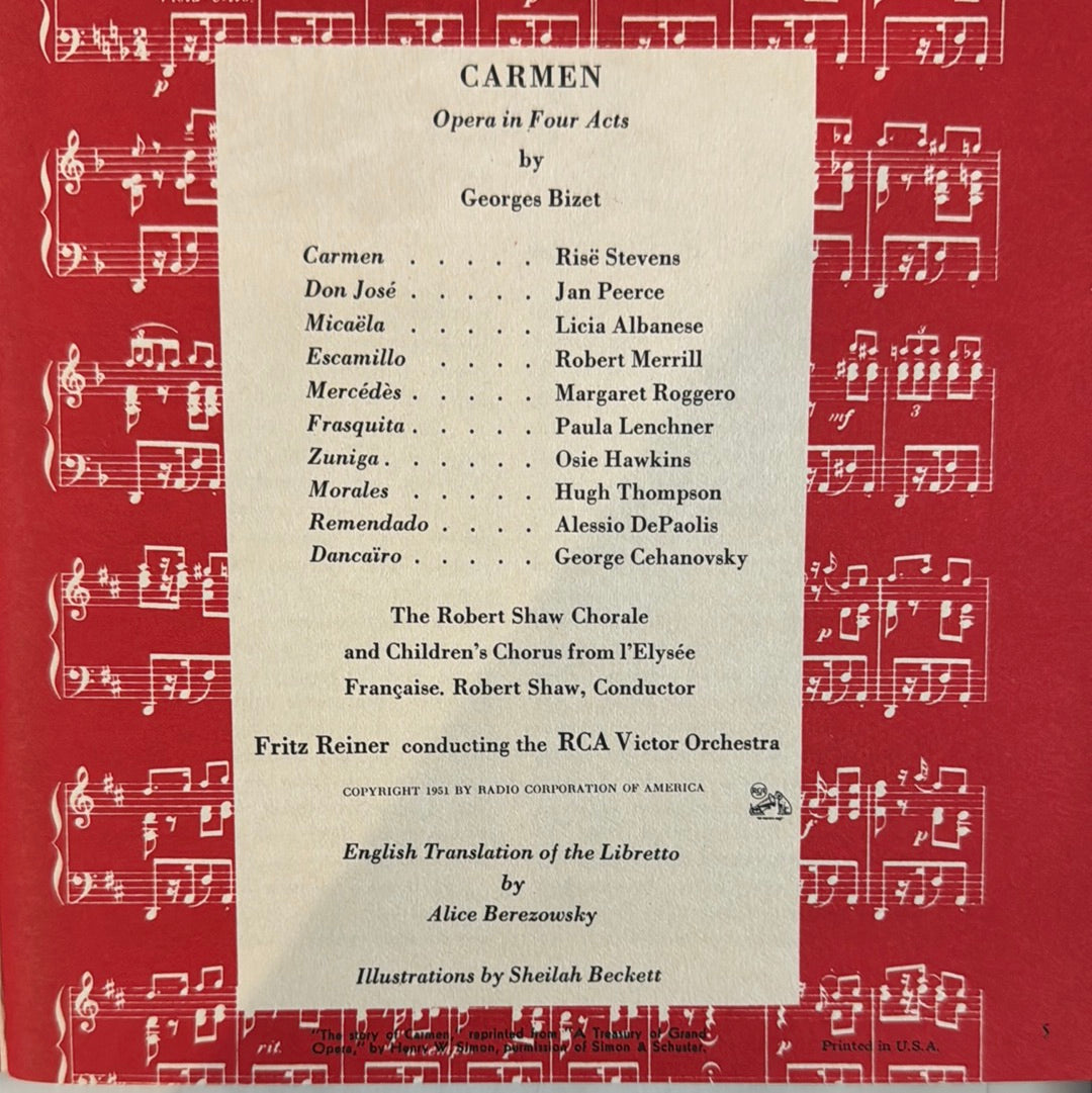 CARMEN OPERA Bizet