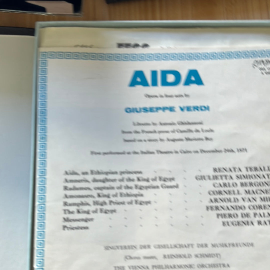 AIDA OPERA Disco London Verdi