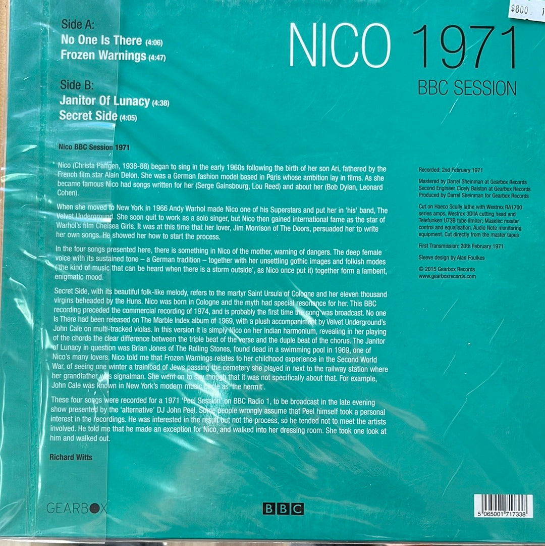 BBC SESSION 1971 Nico