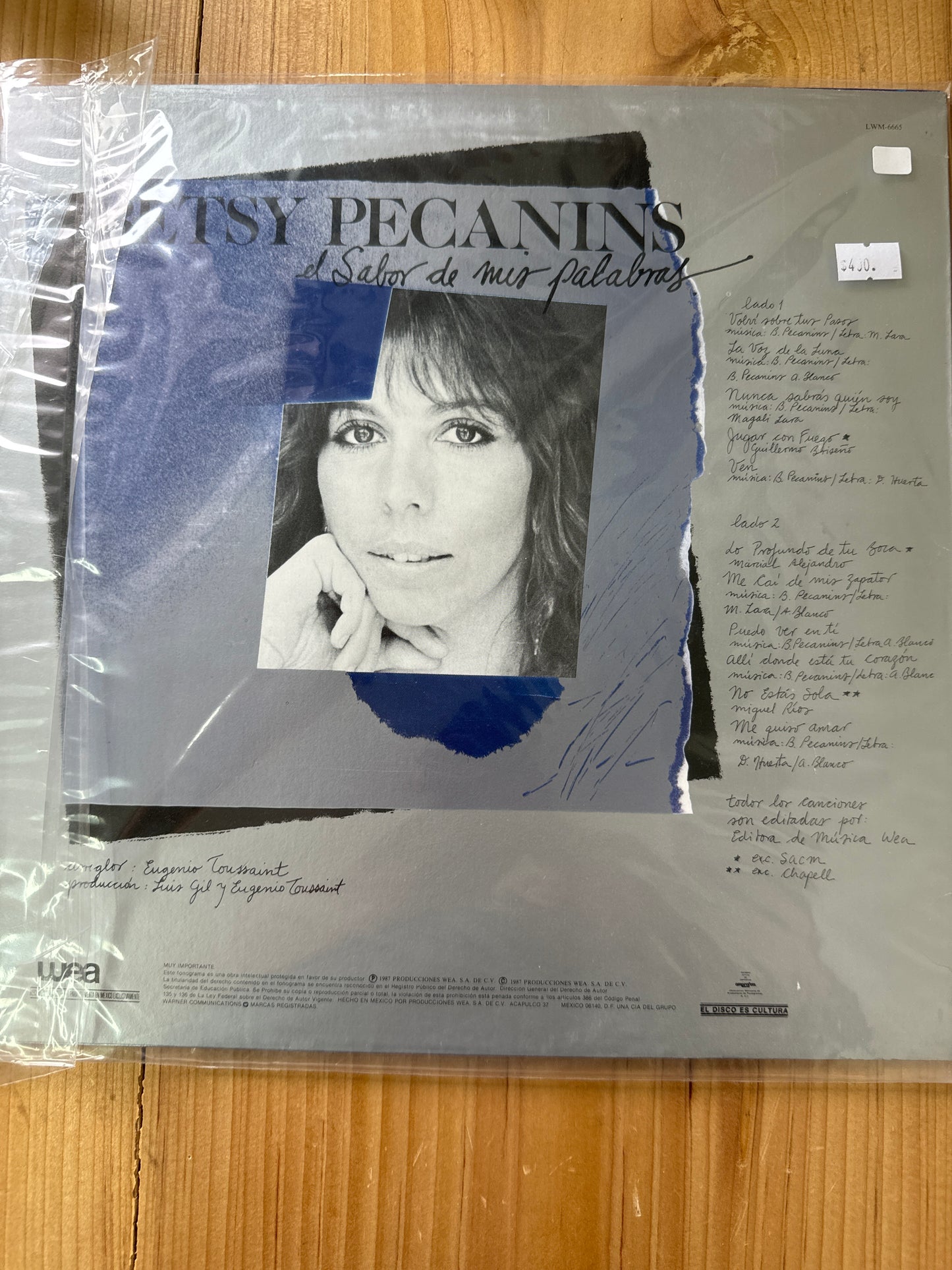 EL SABOR DE MIS PALABRAS Betsy Pecanins