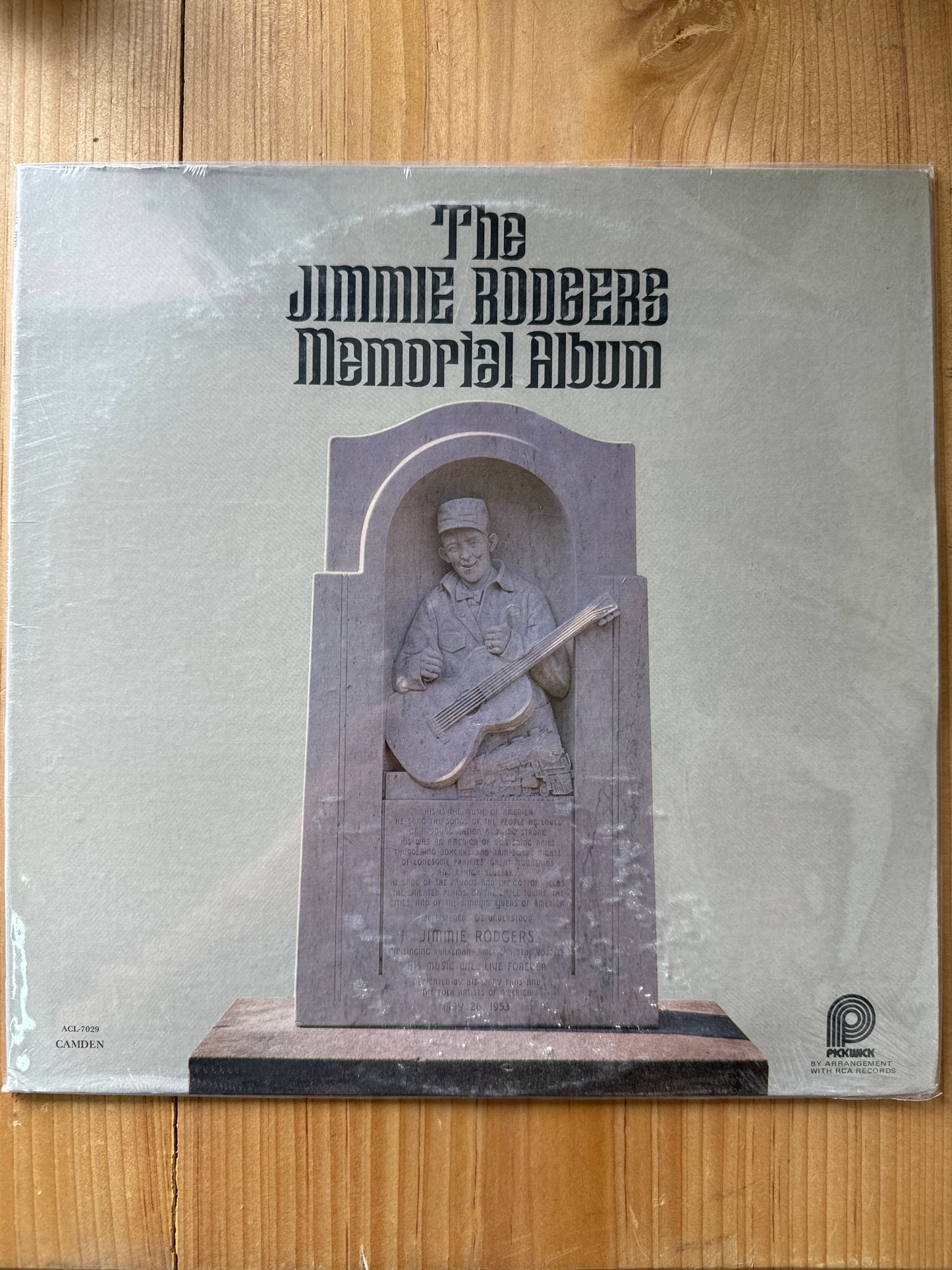 MEMORIAL ALBUM Jimmie Rodgers