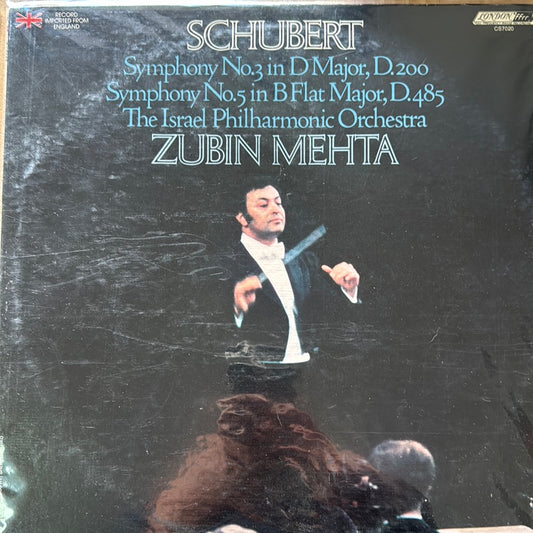 SCHUBERT SINFONÍA 3-5 Zubin Mehta